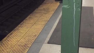 110 street headphones guy almost falls asleep on subway