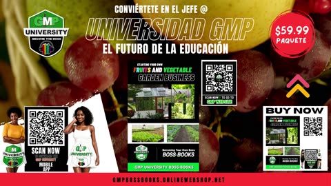 Fruits & Vegetables Garden Business Ad 2 - (Spanish) GMP.Edu