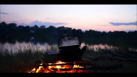 Night fishing and rest