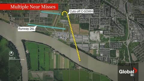 BC pilot recounts mid-air near miss experienced at Pitt Meadows Airport