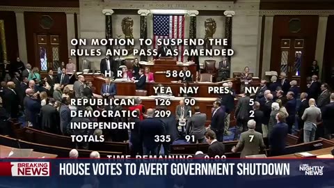 House passes 45-day spending bill to avoid government shutdown; bill now in the Senate