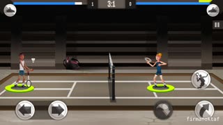 BADMINTON LEAGUE Gameplay Match #1