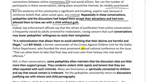 PizzaGate Part 13 NY Times 2005 Pedophilia Investigation, Catherine Agnew, MORE