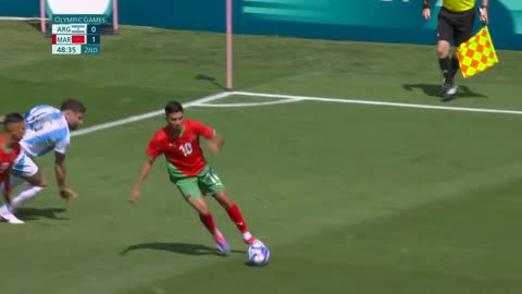 🌍⚽ Olympics Men's Football - Argentina vs Morocco - Group B (Full Game Highlights) ⚽🌍
