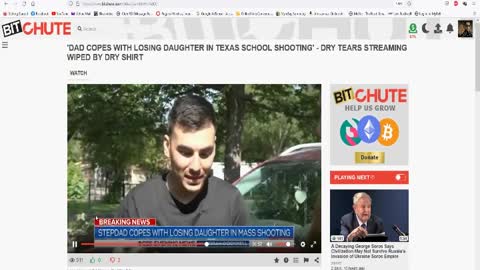 Texas Shooting Hoax - Fake dad cries for her fake daughters death