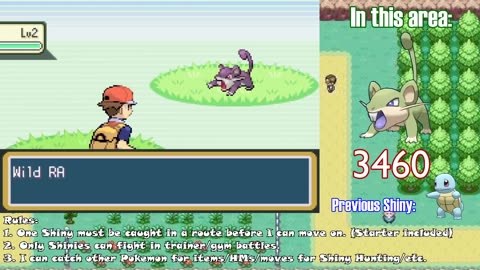 Pokémon FireRed, but I need to catch a Shiny to leave a Route #17 *STREAM ARCHIVE*