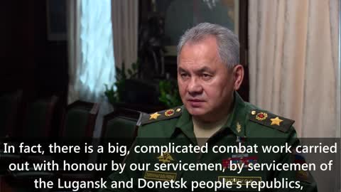 Interview of the Minister of Defence of Russia General of the Army Sergei Shoigu