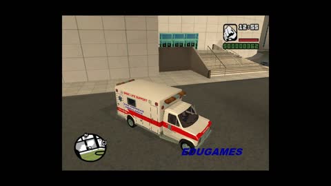 AMBULANCE FORD ECONOLINE SAN ANDREAS GTA SA