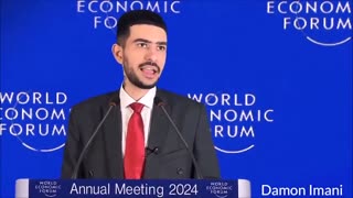 Damon Imani at WEF Davos 2024 -WARNING for the Language