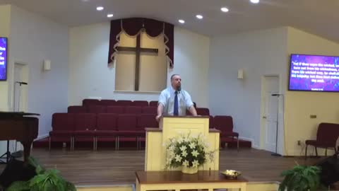 Preaching at Lowerytown Baptist Church