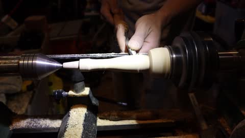 Woodturning A Mortise Chisel Handle Replacement On The Double #Woodturning #Woodworking