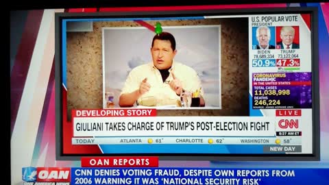 Fake News CNN Election Fraud Courtesy OANN