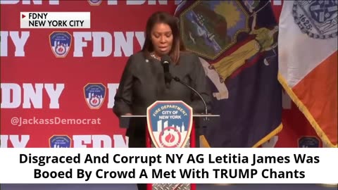 Disgraced And Corrupt NY AG Letitia James Was Booed By Crowd And Met With TRUMP Chants