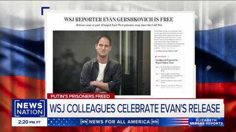 Evan Gershkovich’s Wall Street Journal colleagues crying 'tears of relief' | Vargas Reports| TP