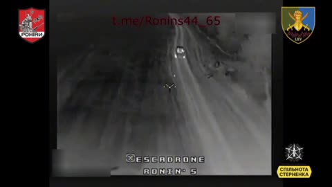 Ukrainian Drones Running Down Russian Transports Overnight