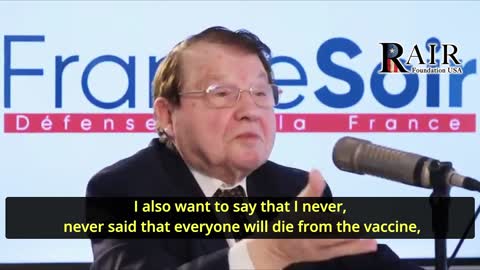 Nobel Laureate Luc Montagnier - Warns Covid Vaccine May Lead to Neurodegenerative Illness