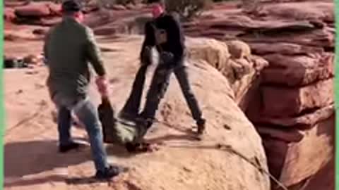 This lad is a daredevil who loves 'base jumping'. It looks so intense! 😳🪂