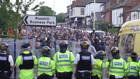 Civil unrest in Southport following the deadly stabbing of several innocent