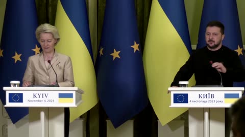 Von der Leyen hails Kyiv's progress towards EU accession