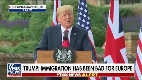 Trump lets Europe know EXACTLY what he thinks of their immigration policies