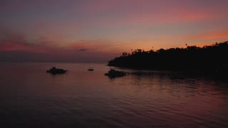 An island with a beautiful beach