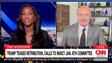 Dr. Phil emphatically SHUTS DOWN biased CNN reporter on Trump case