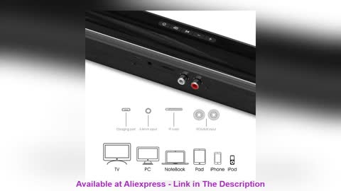 ☀️ 40W TV Soundbar Wired and Wireless Bluetooth Home Surround SoundBar for PC Theater TV Speaker