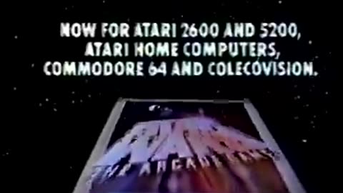 Star Wars Atari arcade game commercial from 1983