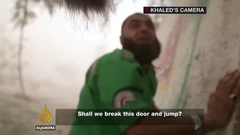 Palestinian journalist films the moment an Israeli strike kills him and a fellow medic on live TV