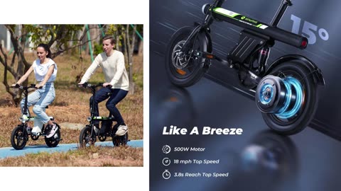 isinwheel U1 Electric Bike for Adults