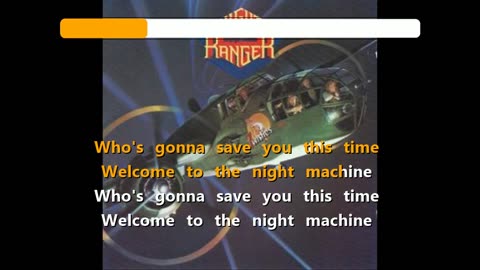 Night Ranger - Night Machine {welcome to the karaoke}
