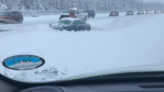Over 21 Accidents on Snowy Glen Highway in Alaska