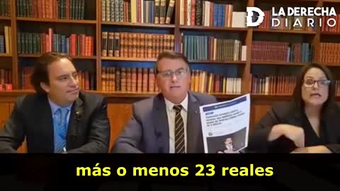 "No se porque el único gordo en Venezuela es Maduro" - Bolsonaro