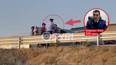 Shefi i policisë godet me shpullë qytetarin në autostradën Thumanë-Kashar