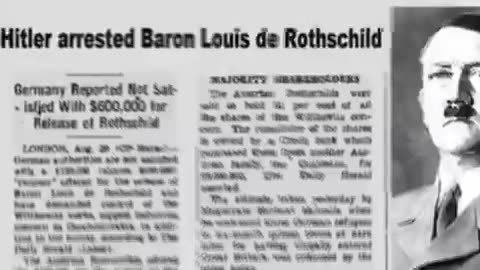 When Hitler arrested a Rothschild banker held him ransom for $21 million and made him scrub floors..
