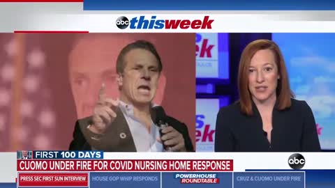 Jen Psaki's Response to Cuomo Nursing Home Scandal is Pure Cringe