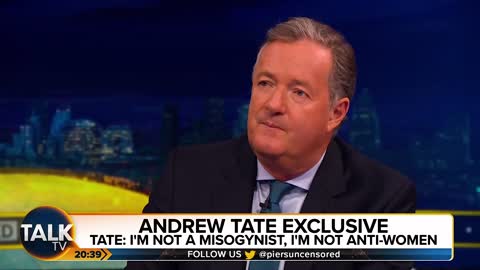 Piers Morgan Attempts to ROAST Andrew Tate Live on Television