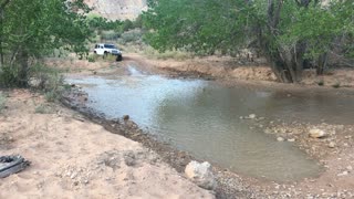 Virgin River Crossing. Barracks Trail near Mt Carmel Utah. 1