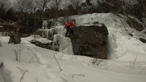 Pat Ice Climbing "Swamp Thing" 3/16/2022