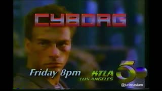 Epic Van Damme Cyborg TV Trailers (1993)