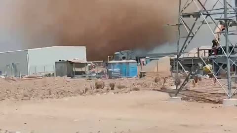 Truck Travels Up to Twister in Chile