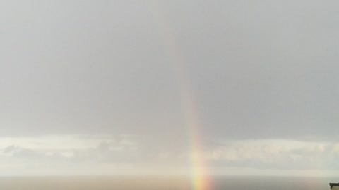 RAINBOW OVER THE OCEAN !!!