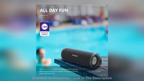 ✨ Tronsmart Force 2 Bluetooth Speaker 30W Portable Speaker with QCC3021 Chip, IPX7 Waterproof