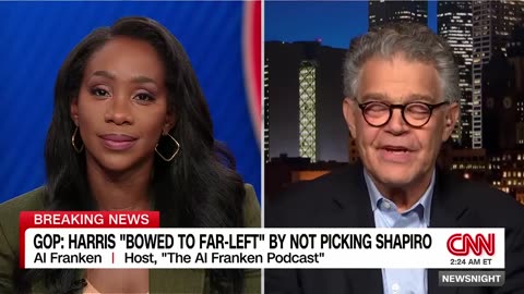 'Hilarious': Al Franken reacts to GOP criticism of Kamala Harris and Tim Walz