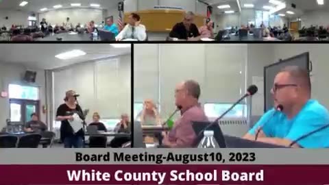 Parents blasted the White Co Schools board after a teacher