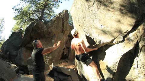 Rock Climbing outside!? I sent a v8