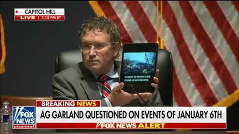 Congressman Massie grills AG over the FBI’s involvement in the Jan 6 Protest