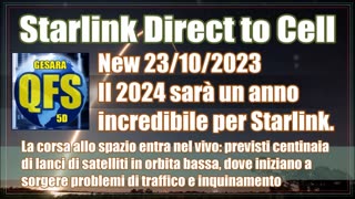 NEW 25/10/2023 Spazio: il 2024 sarà un anno incredibile per Starlink.