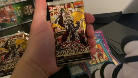 Yugioh pack opening