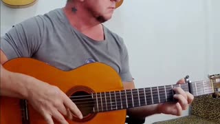 My guitar practice session